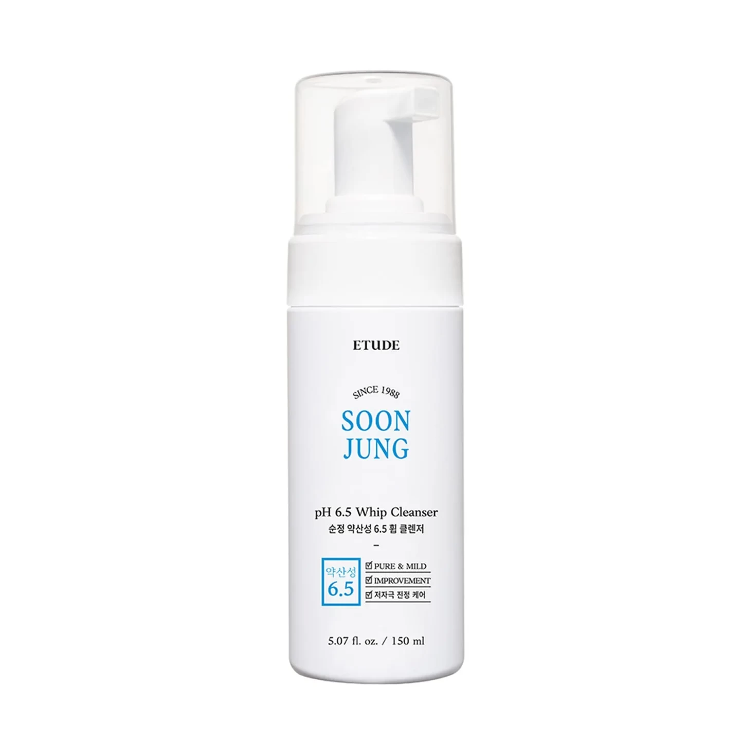 Etude House Soon Jung pH 6.5 Whip Cleanser 150ml